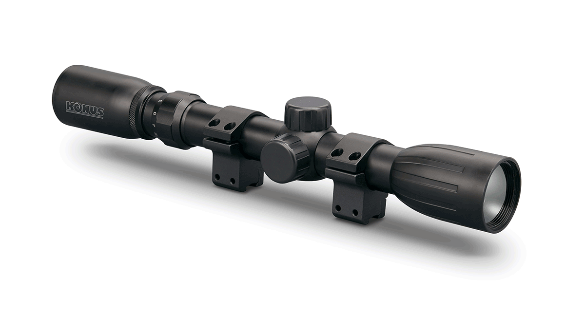 Konus Fire 3-9x32 Rifle Scope W/Mounts